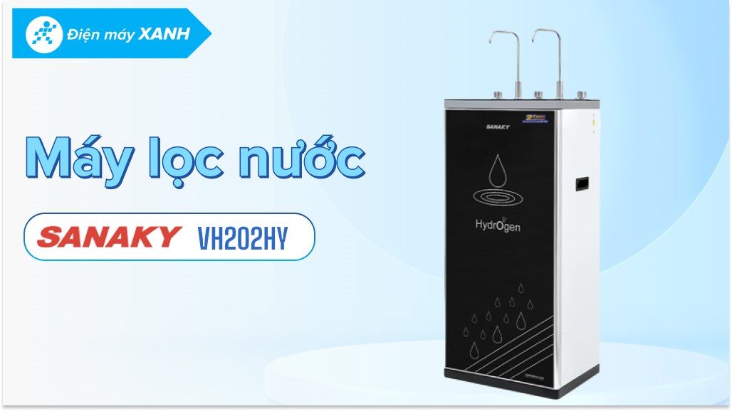 Máy lọc nước RO nóng nguội lạnh Sanaky VH202HY 11 lõi