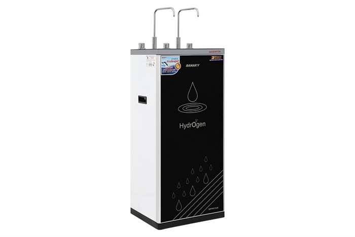 Máy lọc nước RO nóng nguội lạnh Sanaky Inverter VH202HY3 11 lõi Màu Trắng - Đen
