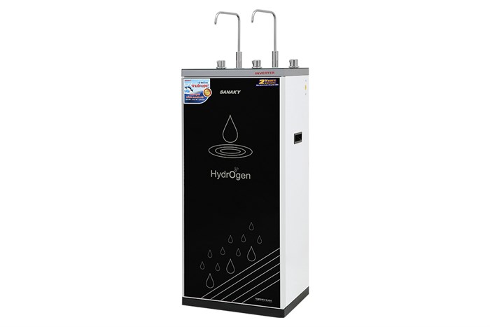 Máy lọc nước RO nóng nguội lạnh Sanaky Inverter VH202HY3 11 lõi Màu Trắng - Đen