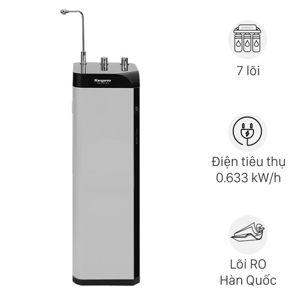 Máy lọc nước RO nóng nguội lạnh Kangaroo Waterfall KG10A10S 7 lõi