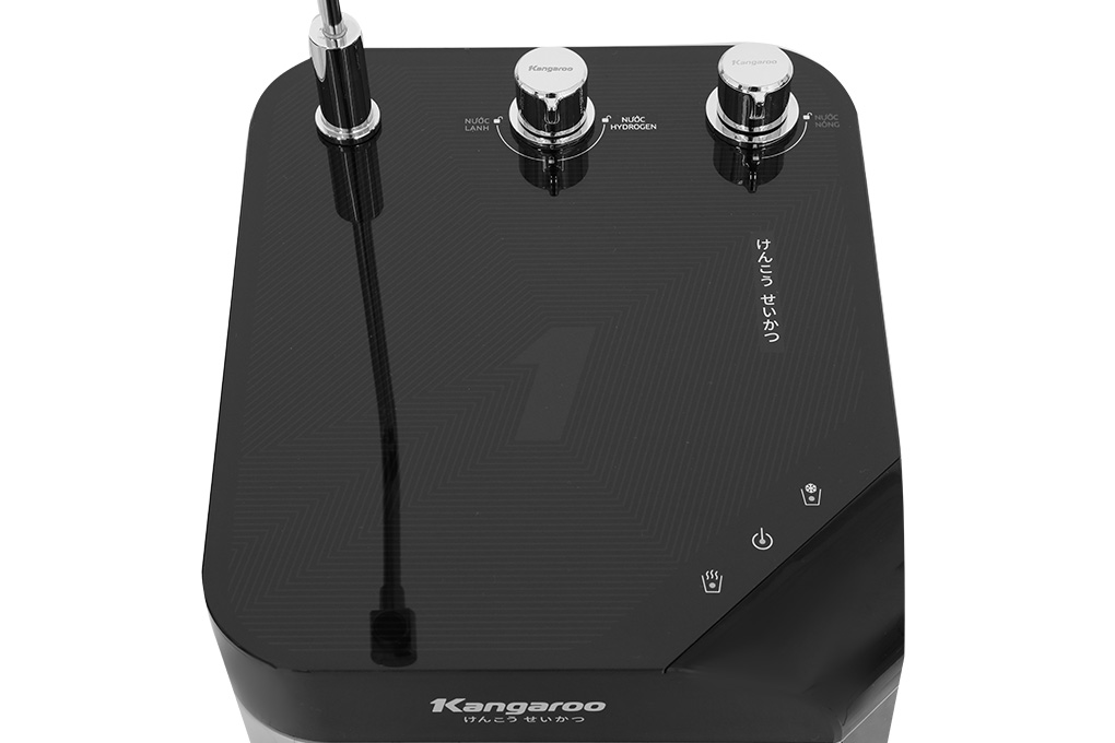 Máy lọc nước RO nóng nguội lạnh Kangaroo Waterfall KG10A10S 7 lõi Màu Ghi