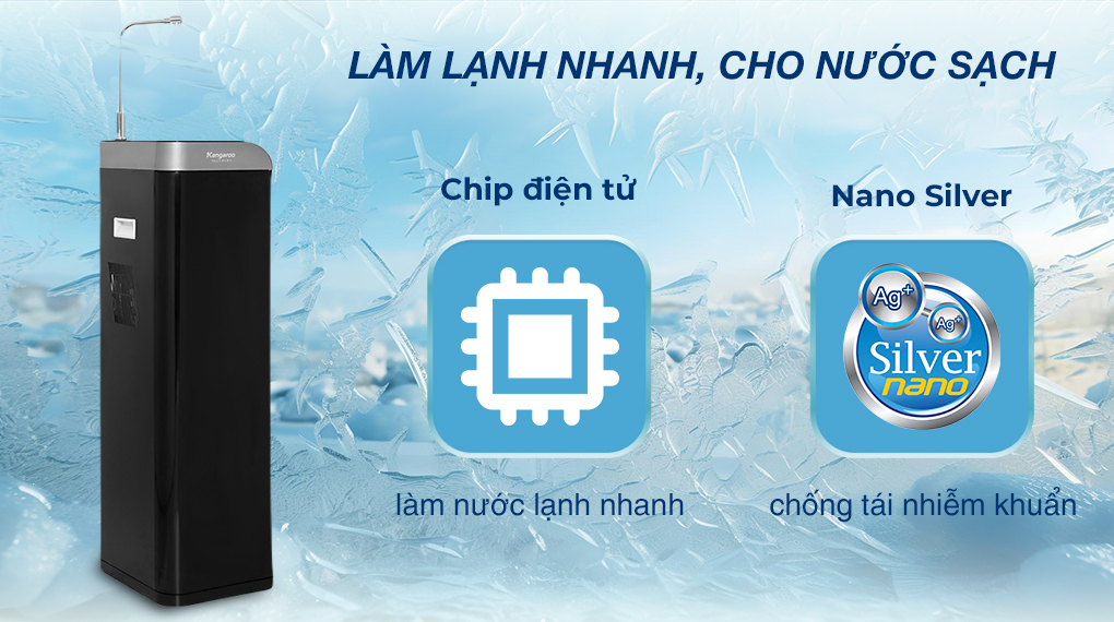 Máy lọc nước RO Hydrogen nguội lạnh Kangaroo Waterfall KG100EW 7 lõi - Công nghệ