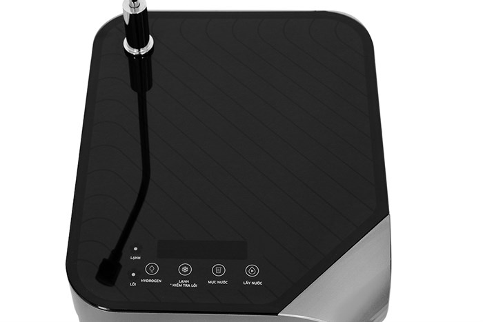 Máy lọc nước RO Hydrogen nguội lạnh Kangaroo Waterfall KG100EW 7 lõi Màu Đen