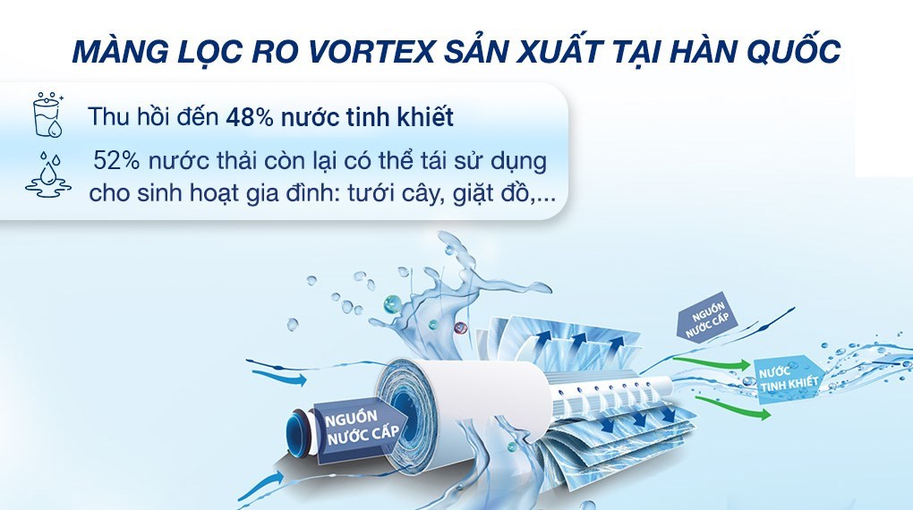 Máy lọc nước RO nóng nguội lạnh Hydrogen Kangaroo Infinity KG10A9I 8 lõi