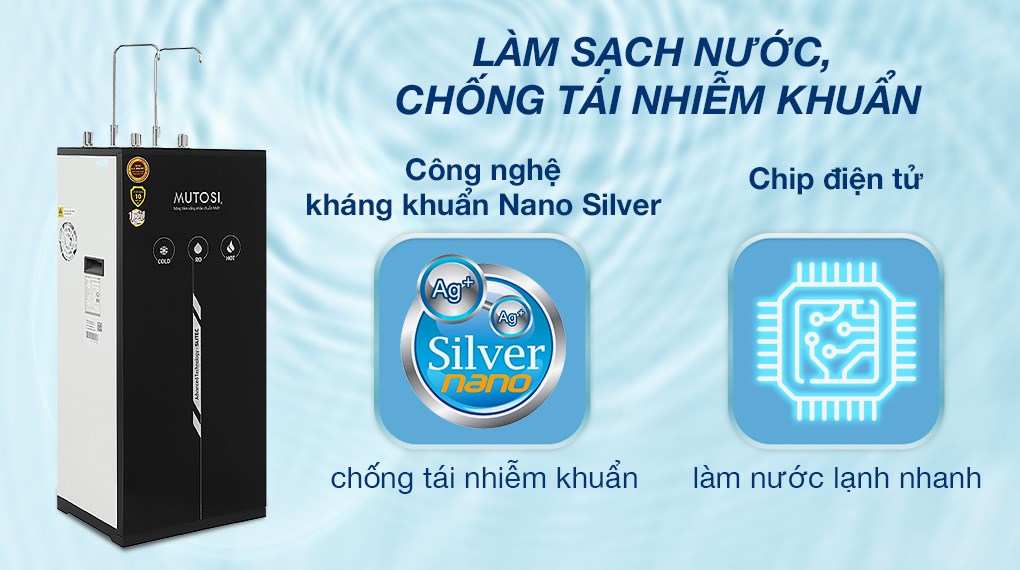 Máy lọc nước RO nóng nguội lạnh Mutosi MP-M1011 10 lõi