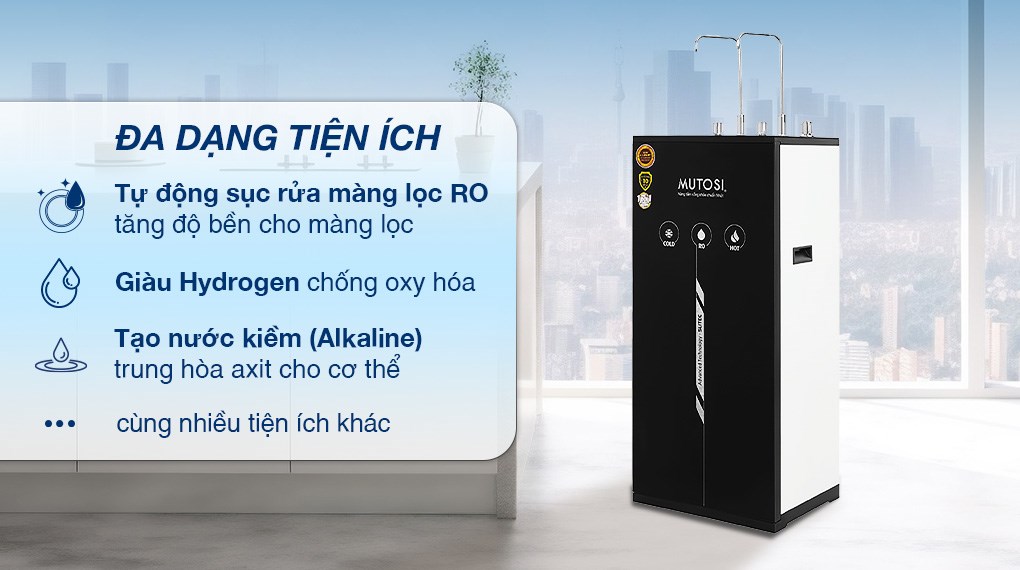 Máy lọc nước RO nóng nguội lạnh Mutosi MP-M1011 10 lõi
