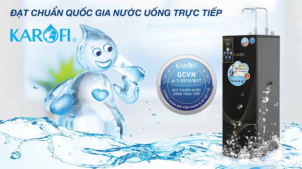 Máy lọc nước RO nóng nguội Karofi KAH-X29 11 lõi