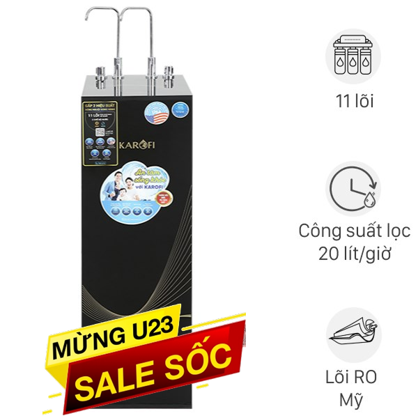 Máy lọc nước RO nóng nguội Karofi KAH-X29