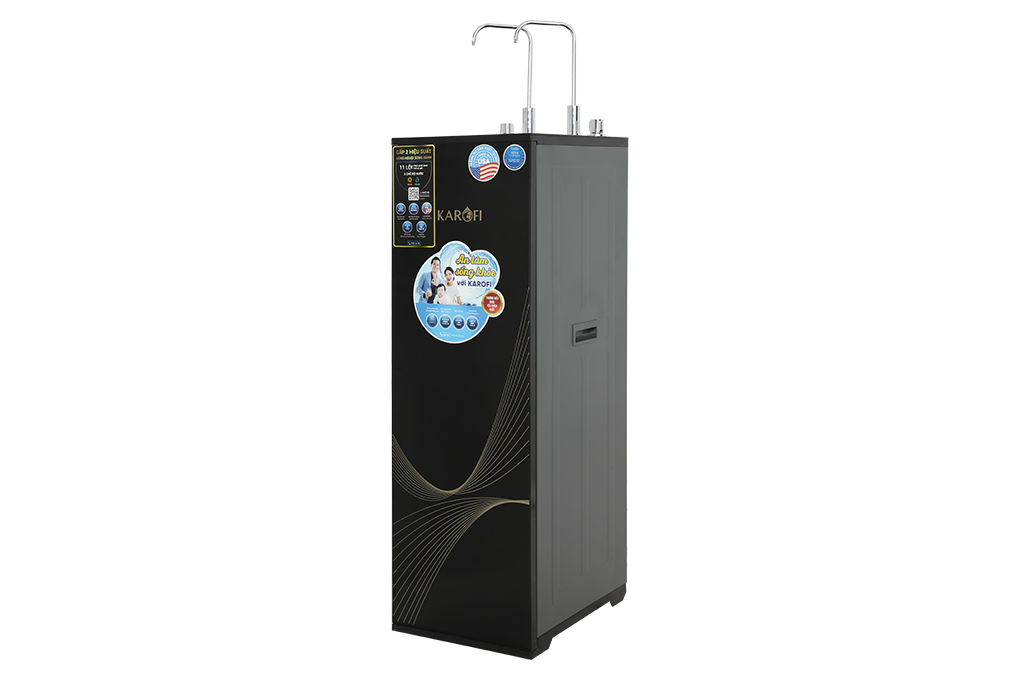 Máy lọc nước RO nóng nguội Karofi KAH-X29 11 lõi Màu Đen