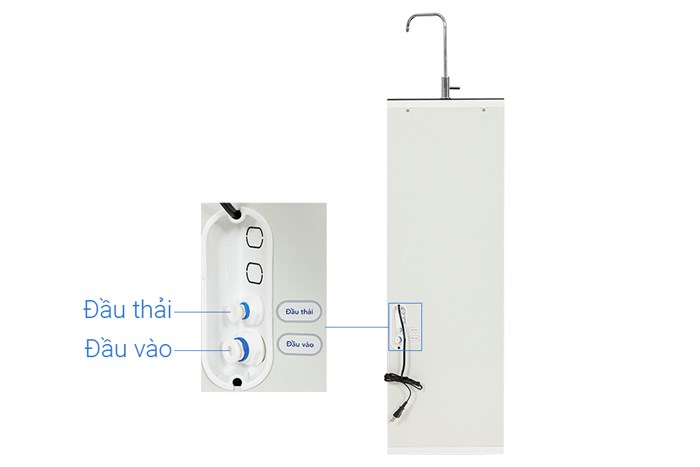 Máy lọc nước RO Hydrogen Hòa Phát HWS1B 1022 10 lõi Màu Trắng