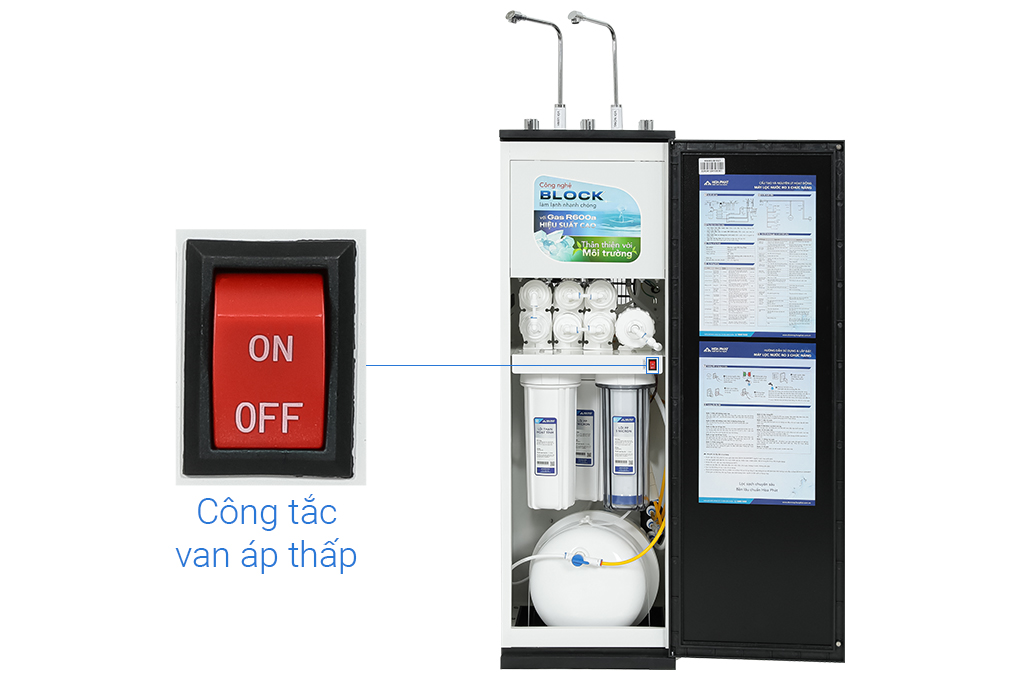 Máy lọc nước RO nóng nguội lạnh Hòa Phát HWBS2B 1021 10 lõi - 13