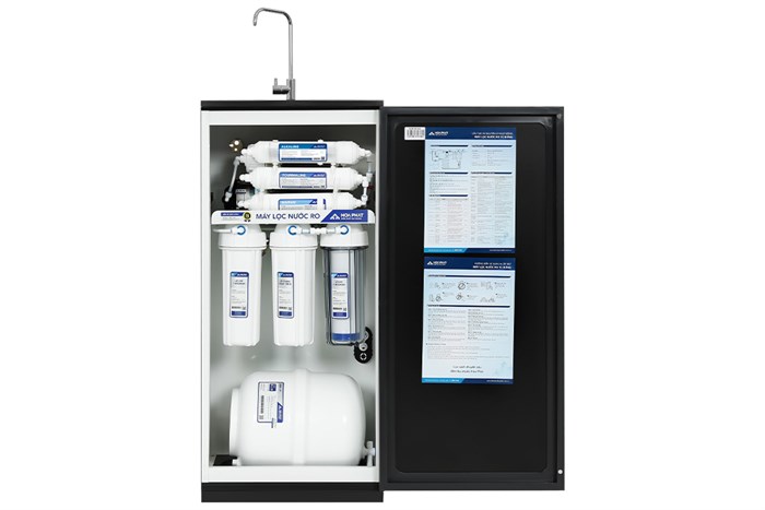 Máy lọc nước RO Hòa Phát HWR1B 1022 10 lõi Màu Đen