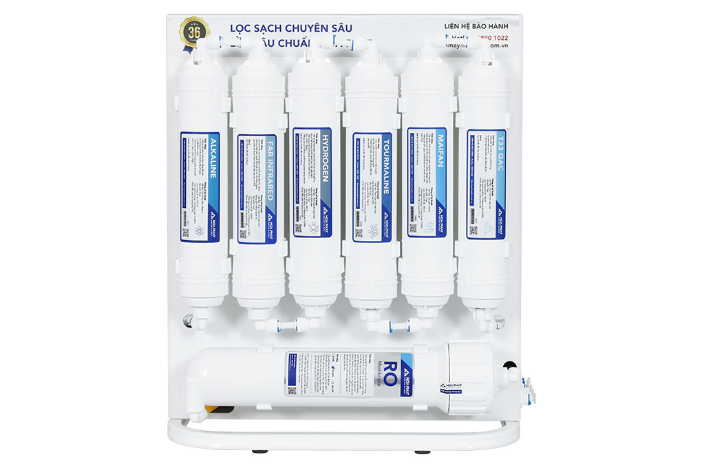 Máy lọc nước RO Hydrogen Hòa Phát HWU1A 1022 10 lõi Màu Trắng