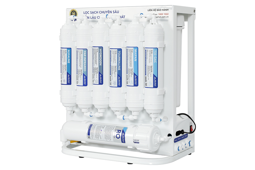 Máy lọc nước RO Hydrogen Hòa Phát HWU1A 1022 10 lõi Màu Trắng