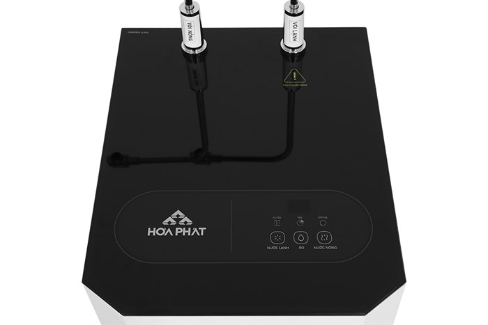 Máy lọc nước RO nóng nguội lạnh Hòa Phát HWBS1B 1021T 10 lõi Màu Trắng