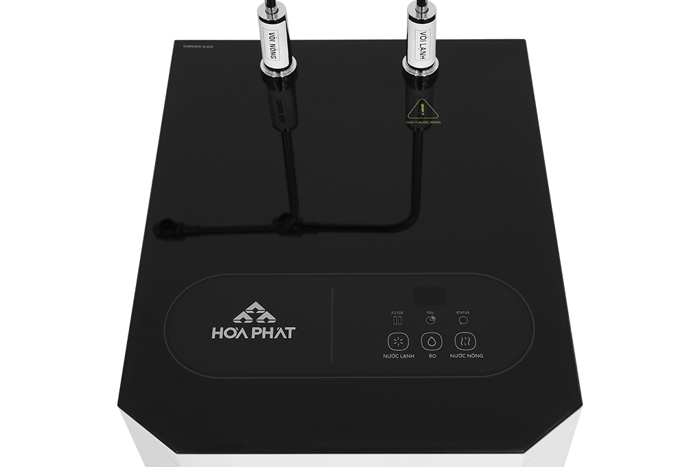 Máy lọc nước RO nóng nguội lạnh Hòa Phát HWBS1B 1021T 10 lõi Màu Trắng
