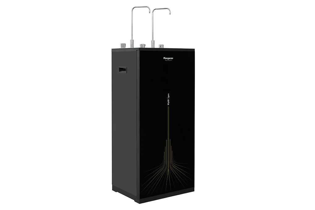 Máy lọc nước RO nóng nguội lạnh Hydrogen Kangaroo KG10A13 10 lõi Màu Đen