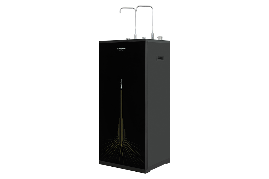 Máy lọc nước RO nóng nguội lạnh Hydrogen Kangaroo KG10A13 10 lõi Màu Đen