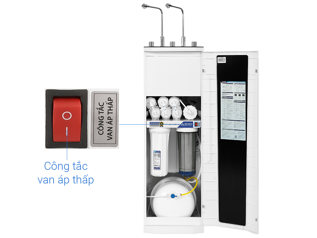 Máy lọc nước RO nóng nguội lạnh Hydrogen Hòa Phát HPN635 10 lõi - 18
