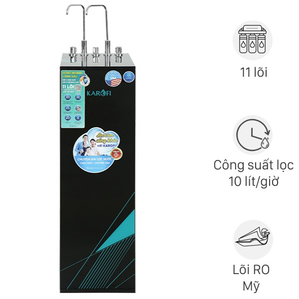 Máy Lọc Nước Ro Nóng Nguội Lạnh Karofi Kad - X58 11 Lõi