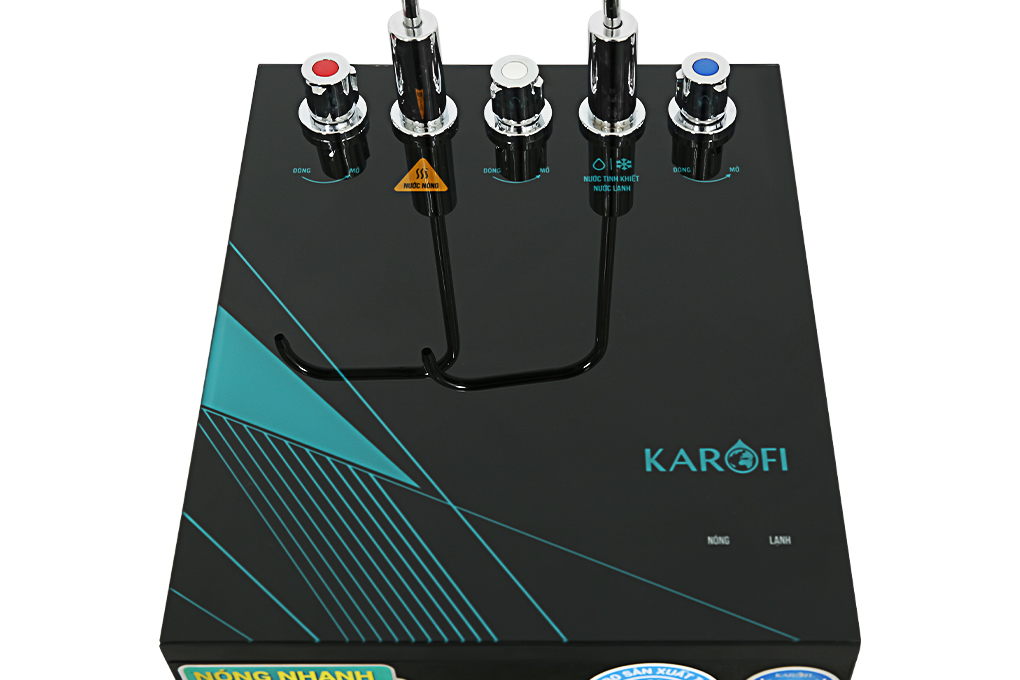 Máy lọc nước RO nóng nguội lạnh Karofi KAD-X58 11 lõi - Bảng điều khiển