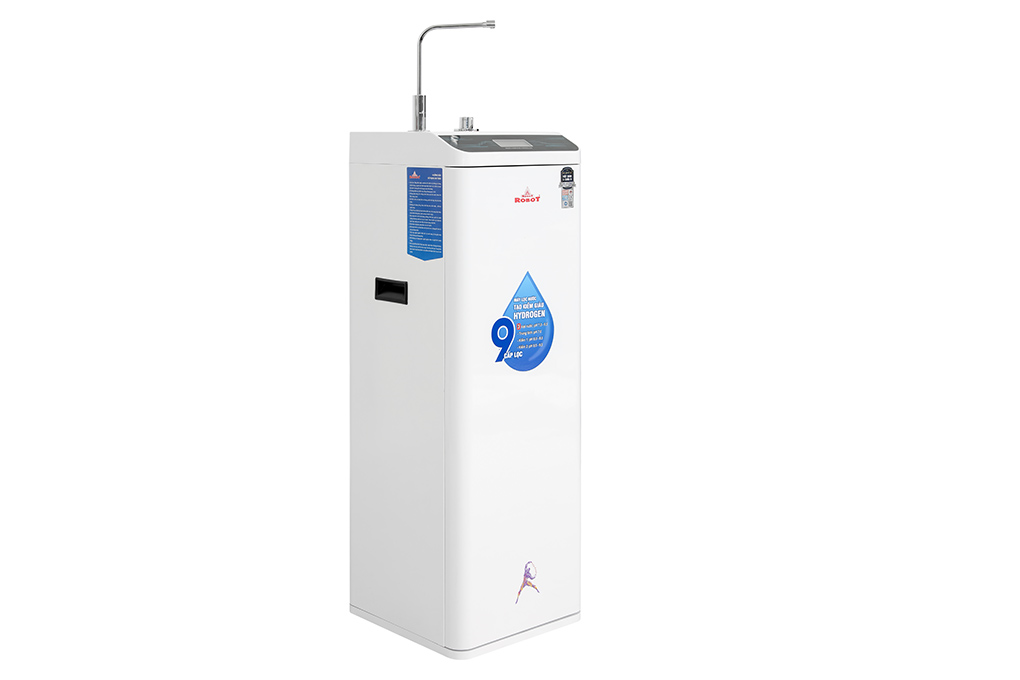 Máy lọc nước RO Hydrogen ROBOT HydroMega-9X 9 lõi Màu Trắng