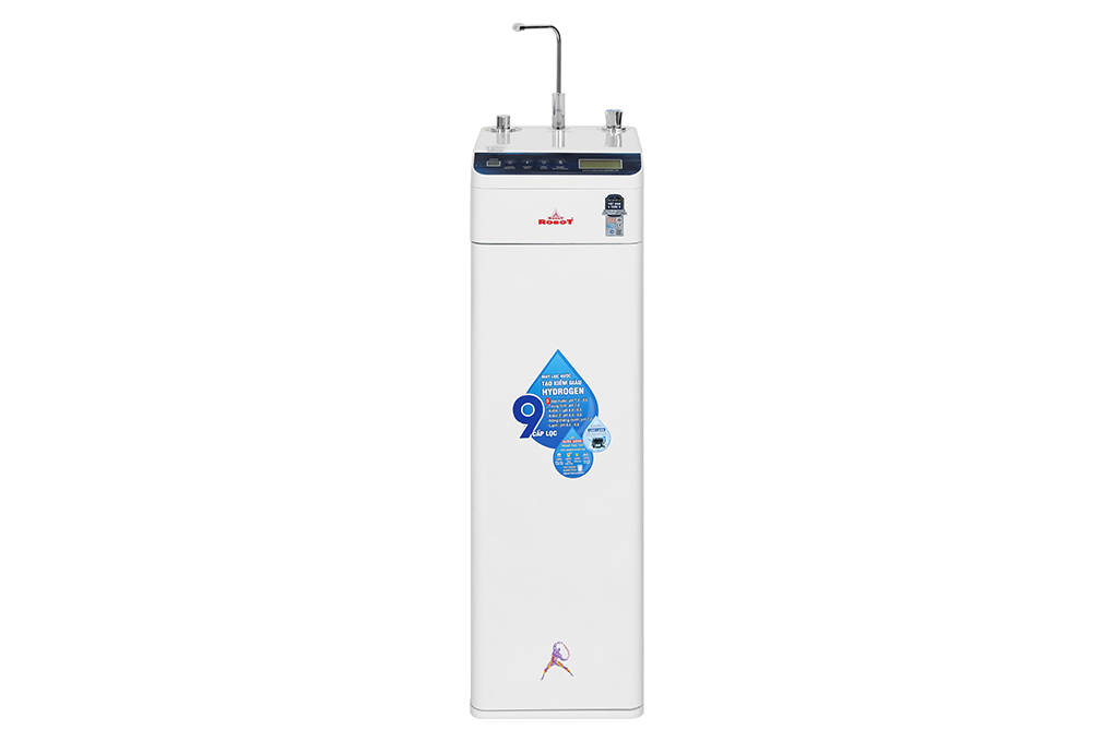 Máy lọc nước RO nóng nguội lạnh Hydrogen ROBOT HydroElite-9X 9 lõi Màu Trắng