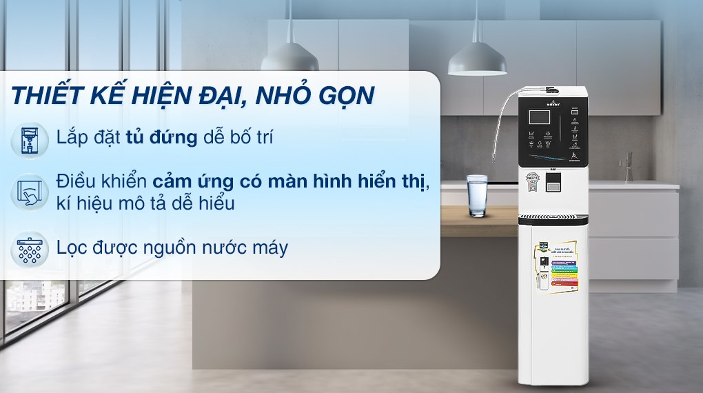 Máy lọc nước điện giải ion kiềm nóng nguội lạnh ROBOT IonKing 711X 7 tấm điện cực