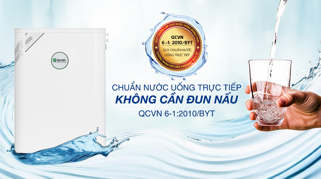 Chứng nhận - Máy lọc nước RO AOSmith S400 3 lõi