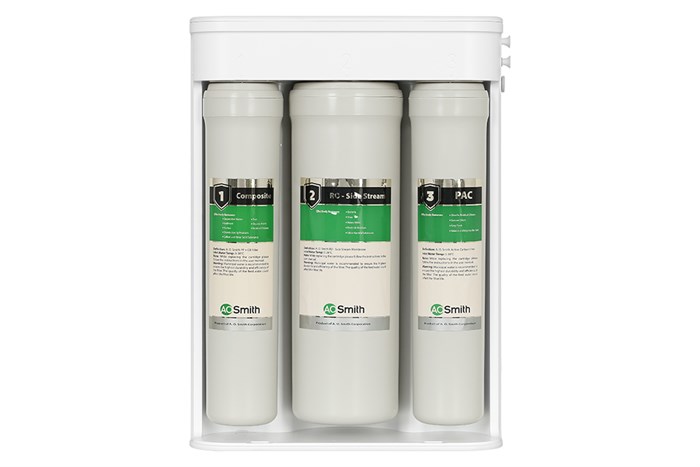 Máy lọc nước RO AOSmith S400 3 lõi Màu Trắng