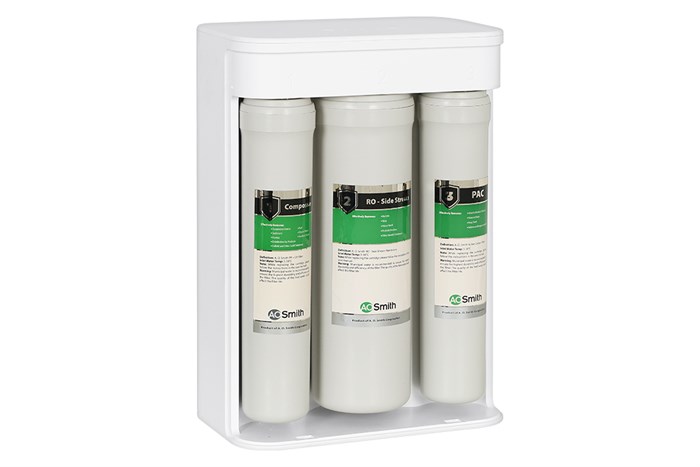 Máy lọc nước RO AOSmith S400 3 lõi Màu Trắng