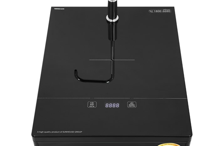 Máy lọc nước RO Sunhouse UltraPURE SHA8815K 10 lõi Màu Đen