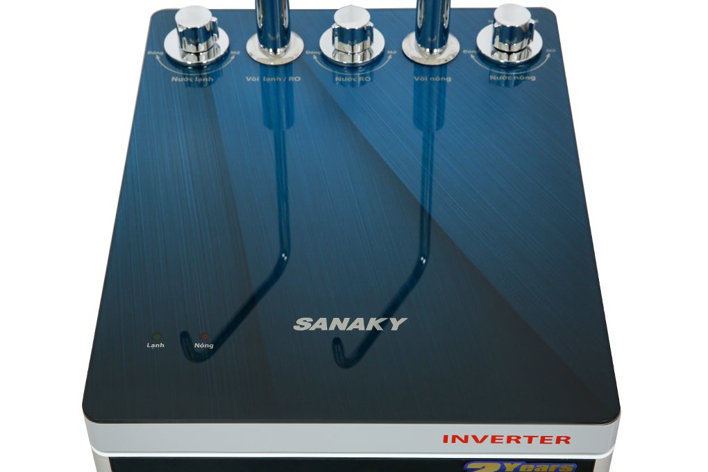 Có 2 vòi nóng lạnh - Máy lọc nước RO inverter nóng nguội lạnh Sanaky VH-3210VD3 10 lõi