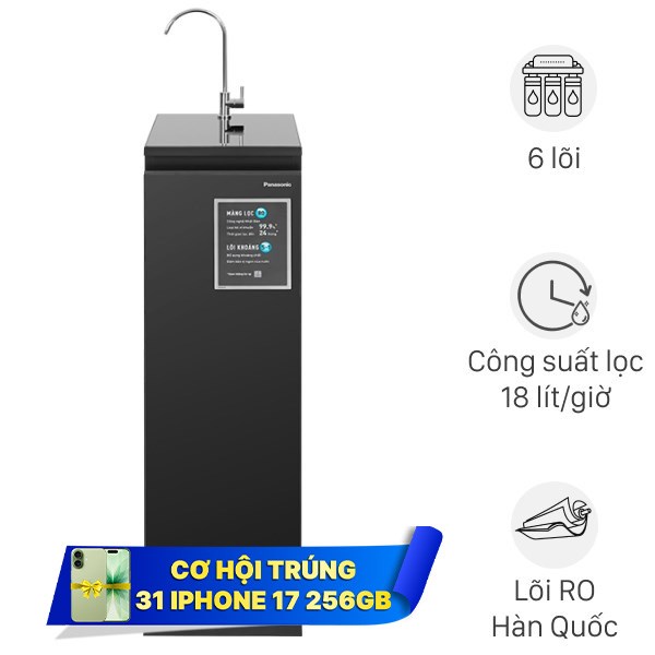 Máy lọc nước RO Panasonic TK-CA811K-VN 6 lõi