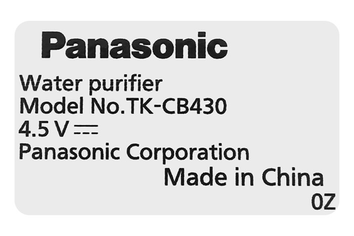 Bộ tiền lọc UF âm tủ Panasonic TK-CB430-ZEX 3 lõi