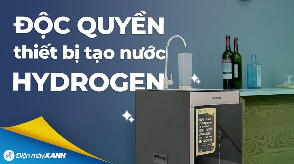 Máy lọc nước RO Hydrogen Kangaroo Sumire KG12HA 12 lõi
