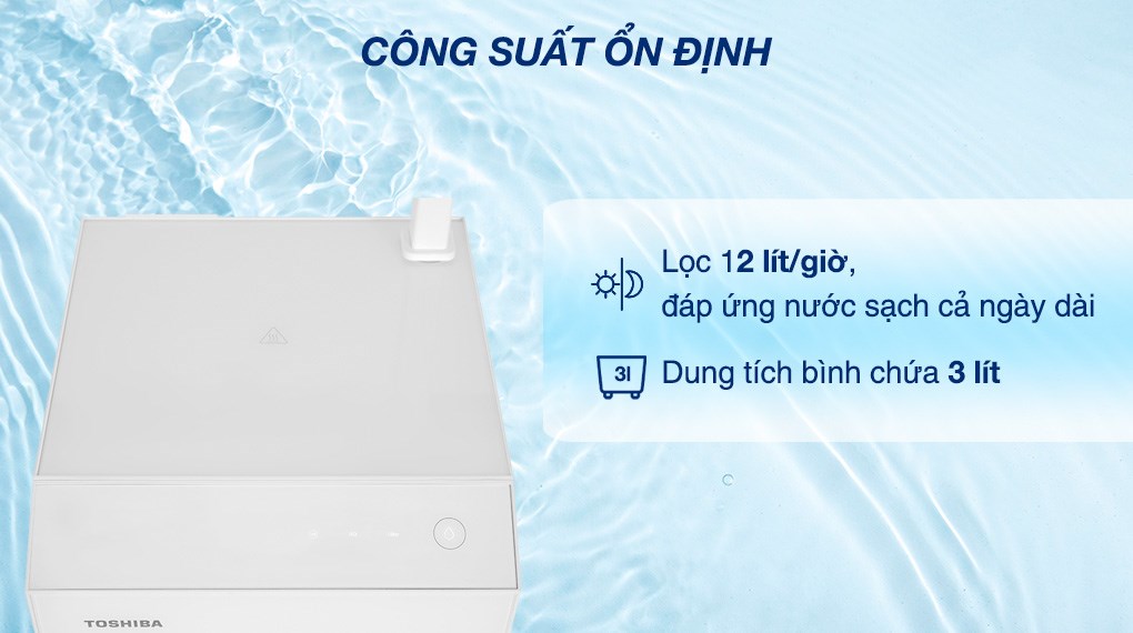 Máy lọc nước RO Hydrogen Toshiba TWP-N2396SVN(W) 10 lõi