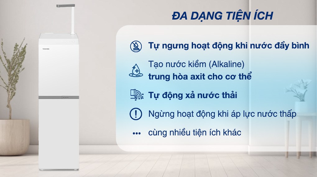 Máy lọc nước RO Hydrogen Toshiba TWP-N2396SVN(W) 10 lõi