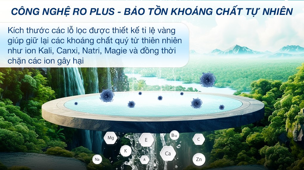 Máy lọc nước RO nóng nguội lạnh Hydrogen Toshiba TWP-W2398SVN(M) 10 lõi