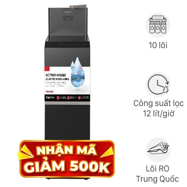 Máy lọc nước RO nóng nguội lạnh Toshiba TWP-W2398SVN(M) 10 lõi