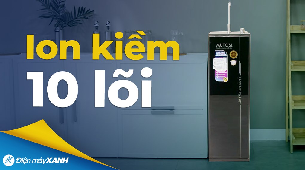 Máy lọc nước RO Hydrogen ion kiềm Mutosi MP-S1001H 10 lõi