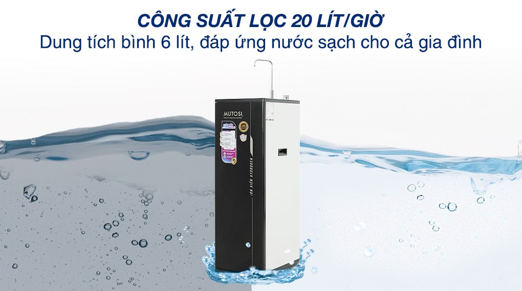 Máy lọc nước RO Hydrogen ion kiềm Mutosi MP-S1001H 10 lõi
