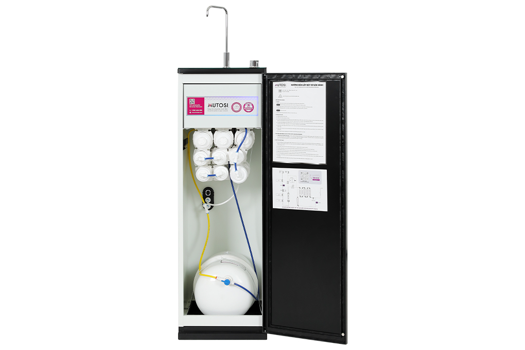 Máy lọc nước RO Hydrogen ion kiềm Mutosi MP-S1001H 10 lõi Màu Đen