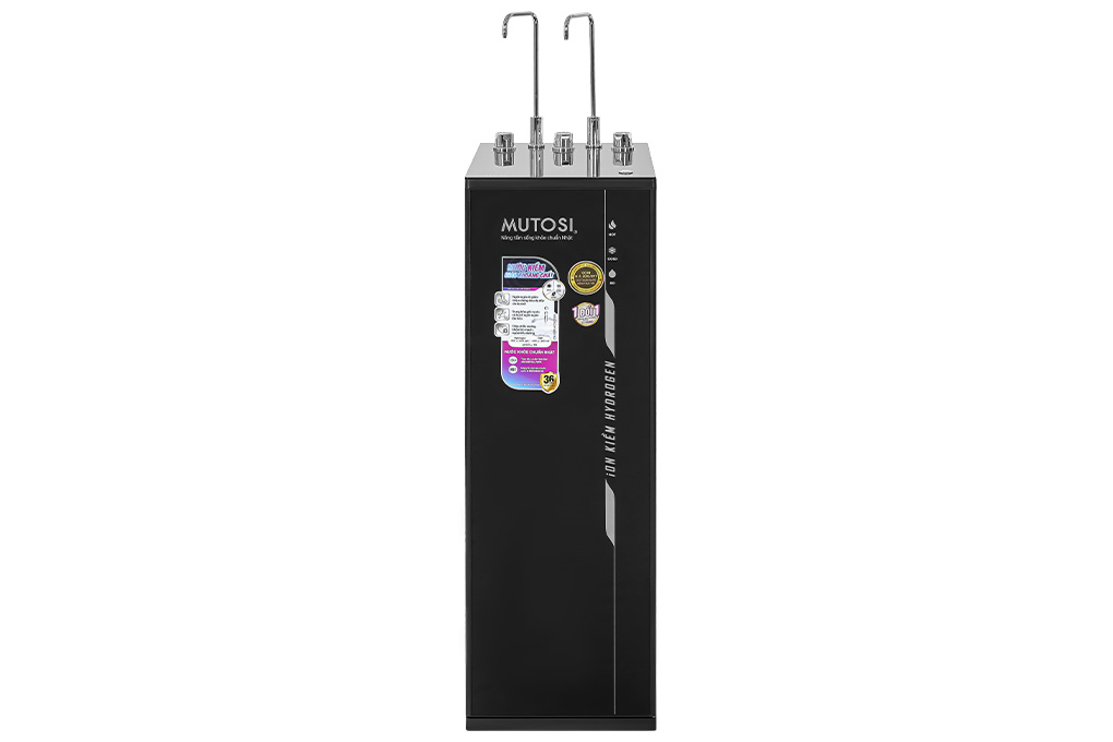 Máy lọc nước RO nóng nguội lạnh Hydrogen ion kiềm Mutosi MP-S1021H 10 lõi Màu Đen