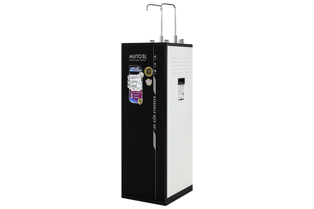 Máy lọc nước RO nóng nguội lạnh Hydrogen ion kiềm Mutosi MP-S1021H 10 lõi Màu Đen