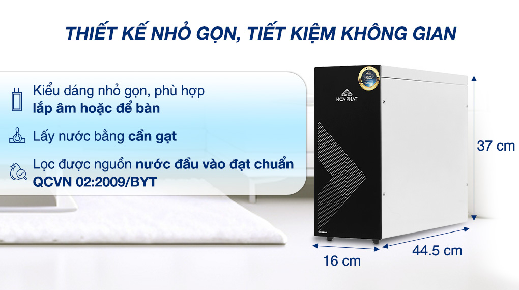 Thiết kế - Máy lọc nước RO Hòa Phát HPU488 11 lõi