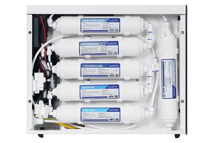 Máy lọc nước RO Hydrogen Hòa Phát HPU488 11 lõi Màu Trắng/Đen
