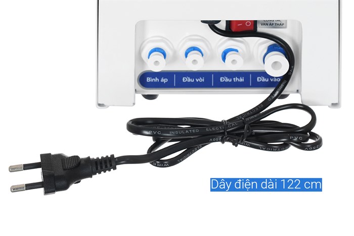 Máy lọc nước RO Hydrogen Hòa Phát HPU488 11 lõi Màu Trắng/Đen