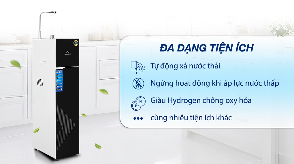 Tiện ích - Công nghệ Block - Máy lọc nước RO nóng nguội lạnh Hòa Phát HPN692 10 lõi