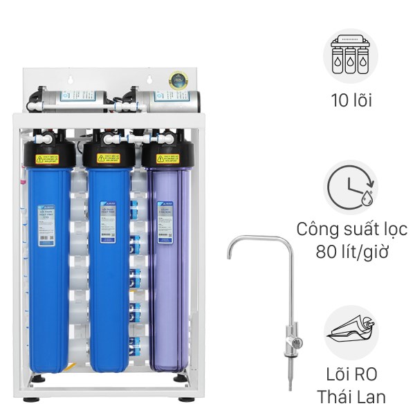 Máy Lọc Nước Ro Bán Công Nghiệp Hòa Phát Hpt725 10 Lõi